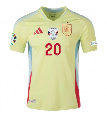Spanien Pedri Gonzalez #20 Udebanetrøje EM 2024 Kortærmet